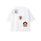 Unisex 100% Combed Cotton Cropped Oversized T-shirt (250g)