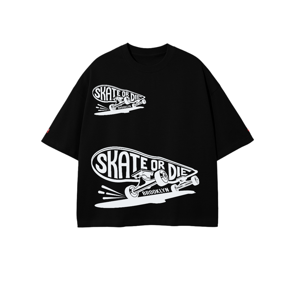 Unisex 100% Combed Cotton Cropped Oversized T-shirt (250g)