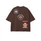 Unisex 100% Combed Cotton Cropped Oversized T-shirt (250g)