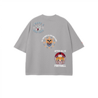 Unisex 100% Combed Cotton Cropped Oversized T-shirt (250g)