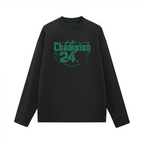 Unisex 100% Cotton Solid Color Long Sleeve T-shirt（280GSM）