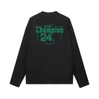 Unisex 100% Cotton Solid Color Long Sleeve T-shirt（280GSM）