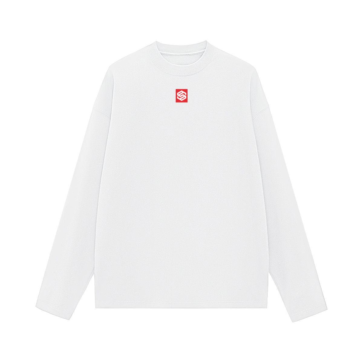 Unisex 100% Cotton Solid Color Long Sleeve T-shirt（280GSM）