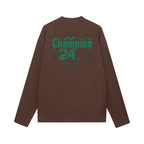 Unisex 100% Cotton Solid Color Long Sleeve T-shirt（280GSM）