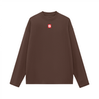 Unisex 100% Cotton Solid Color Long Sleeve T-shirt（280GSM）