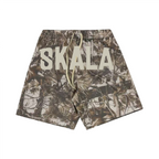Unisex 100% Cotton French Terry Camo Shorts（400GSM）
