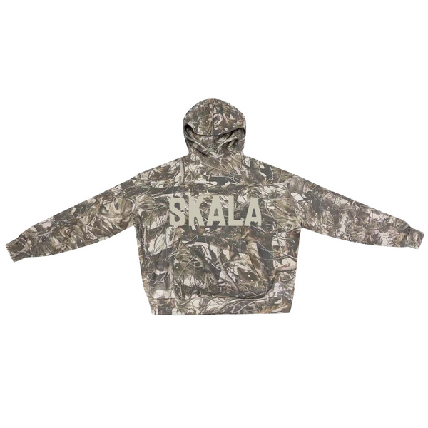 Unisex 100% Cotton French Terry Camo Hoodie（400GSM）