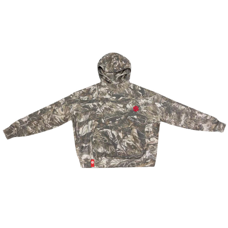 Unisex 100% Cotton French Terry Camo Hoodie（400GSM）