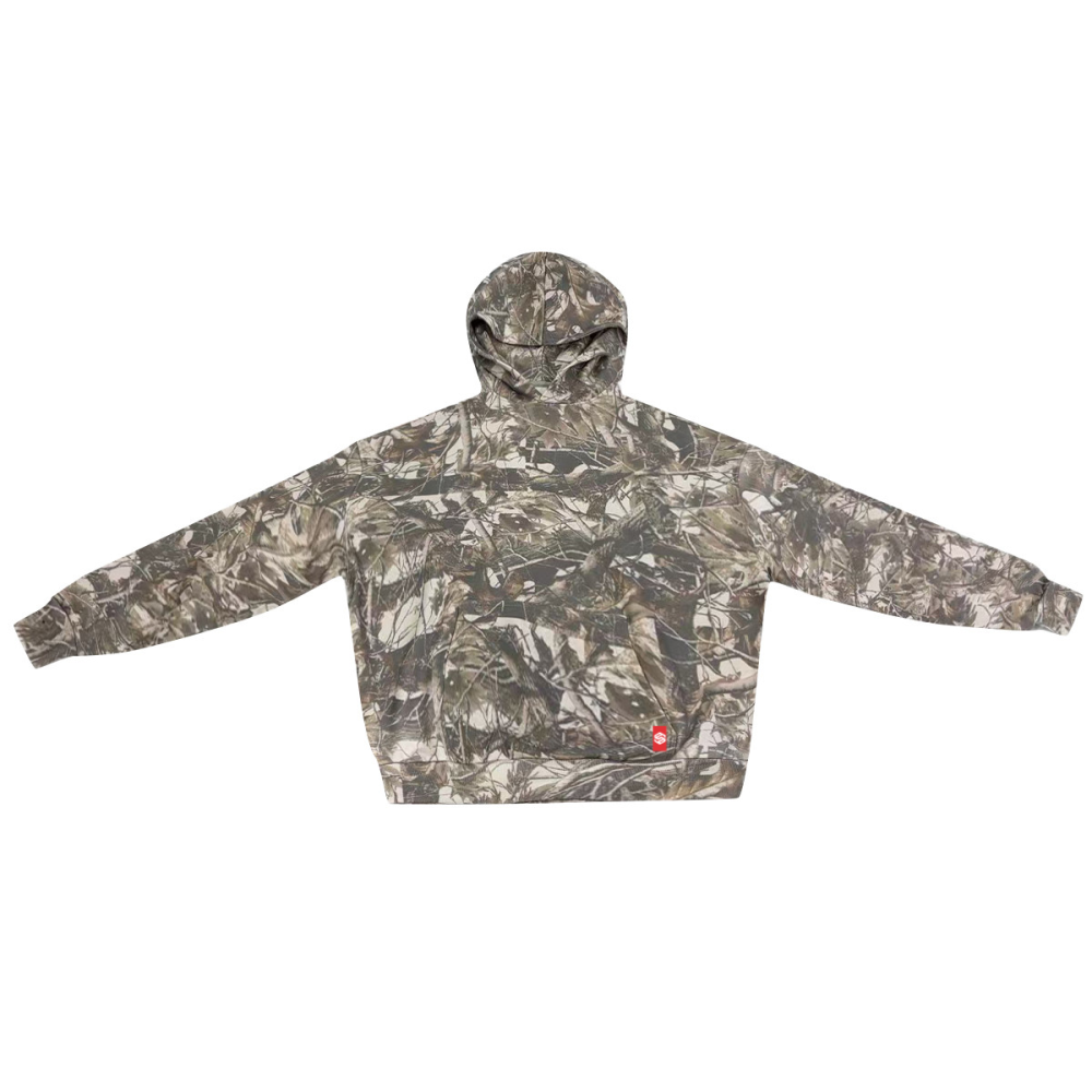 Unisex Cotton French Terry Camo Hoodie