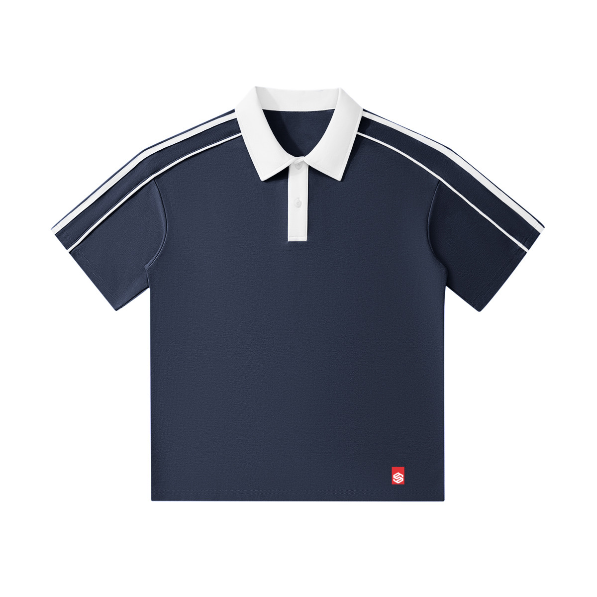 unisex polo shirt contrast collar