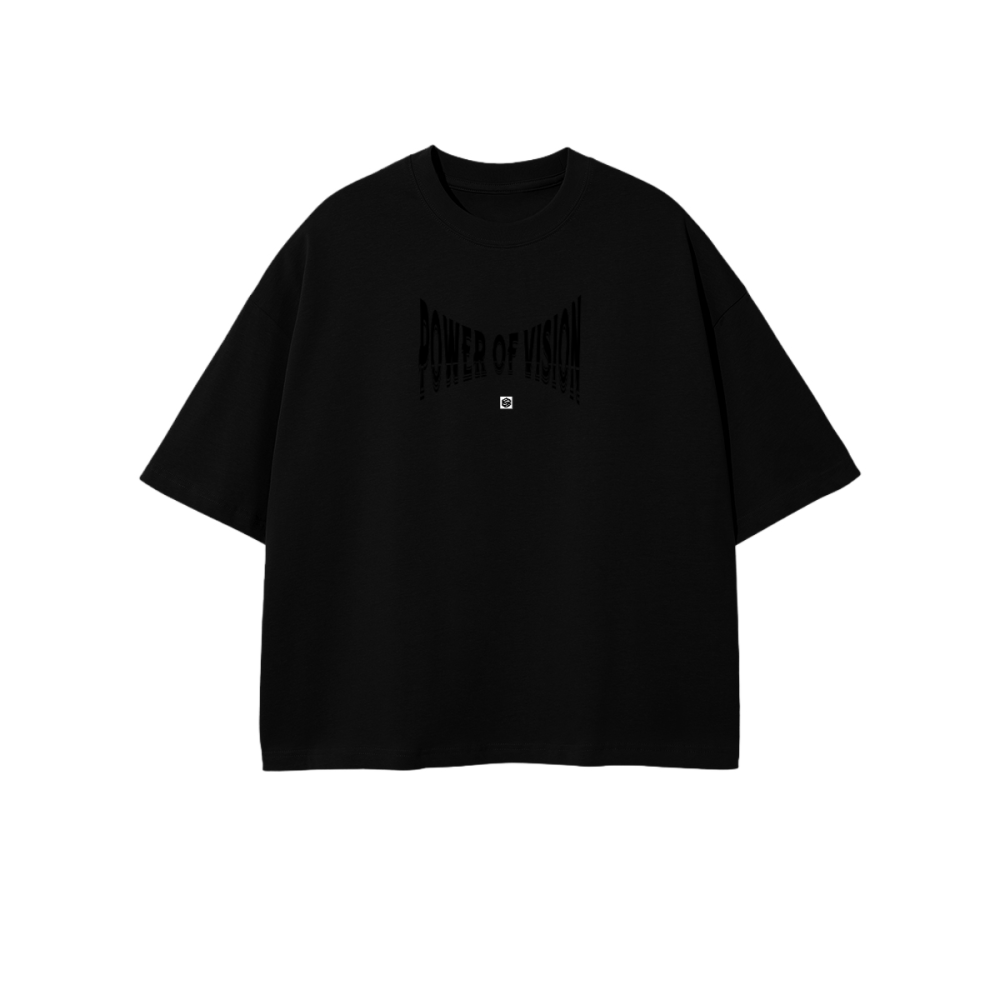 Unisex 100% Combed Cotton Cropped Oversized T-shirt