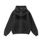 Unisex Fleece Zip-up Oversized Hoodie(380GSM)