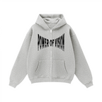 Unisex Fleece Zip-up Oversized Hoodie(380GSM)