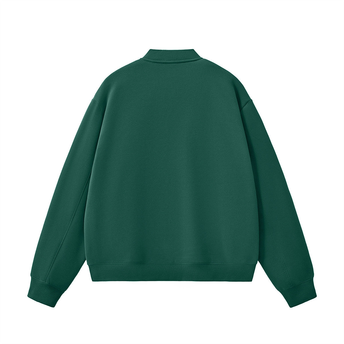 Unisex Fleece Zip-Up Baseball Jacket（360GSM）