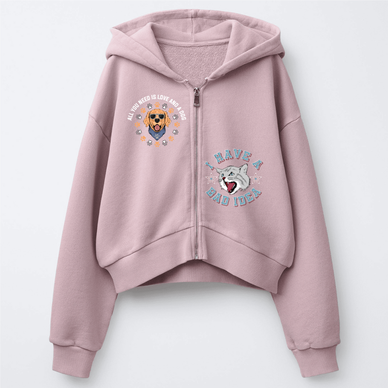 Kids’ French Terry Zip-up Hoodie（405GSM）
