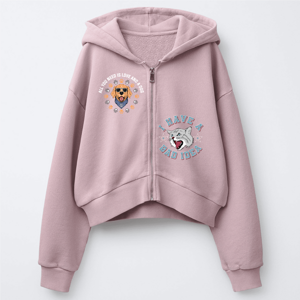 Kids’ French Terry Zip-up Hoodie（405GSM）