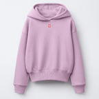 Kids’ Pink French Terry Crewneck Sweatshirt（405GSM）