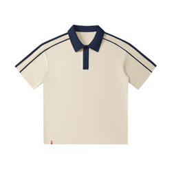 Unisex Contrast Collar Short-Sleeve Polo Shirt（240GSM）