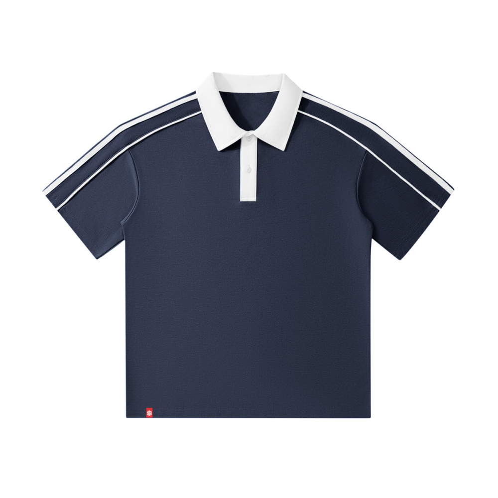 Unisex Contrast Collar Short-Sleeve Polo Shirt（240GSM）