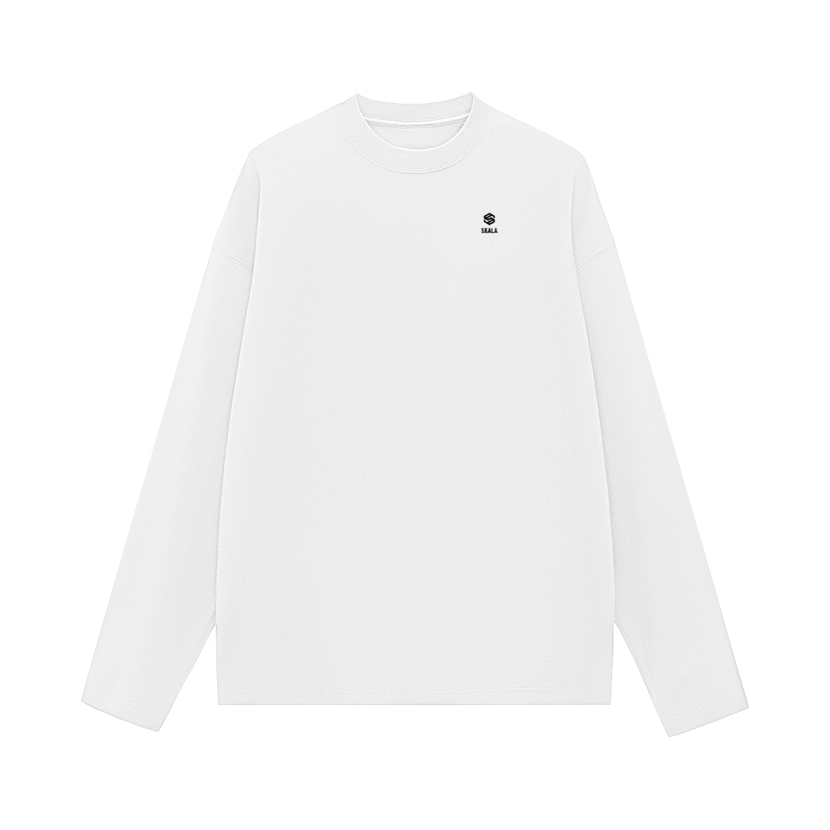 Unisex 100% Cotton Solid Color Long Sleeve T-shirt（280GSM）