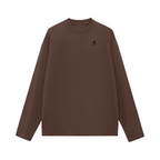 Unisex 100% Cotton Solid Color Long Sleeve T-shirt（280GSM）