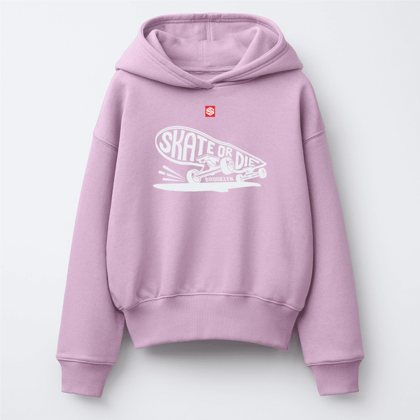 Kids’ Pink French Terry Crewneck Sweatshirt（405GSM）