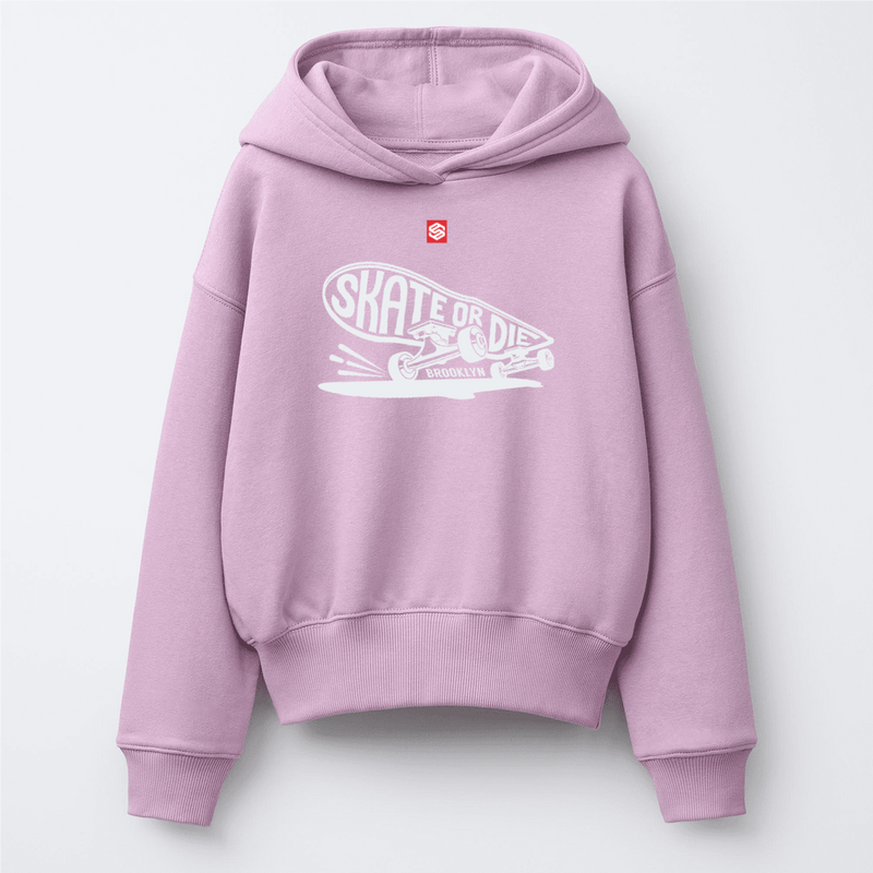 Kids’ Pink French Terry Crewneck Sweatshirt（405GSM）