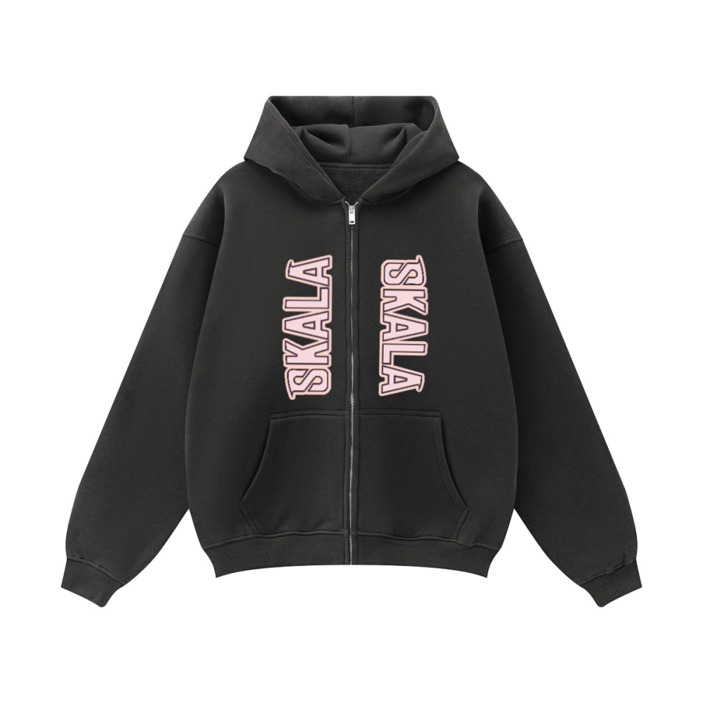 Unisex Fleece Zip-up Oversized Hoodie