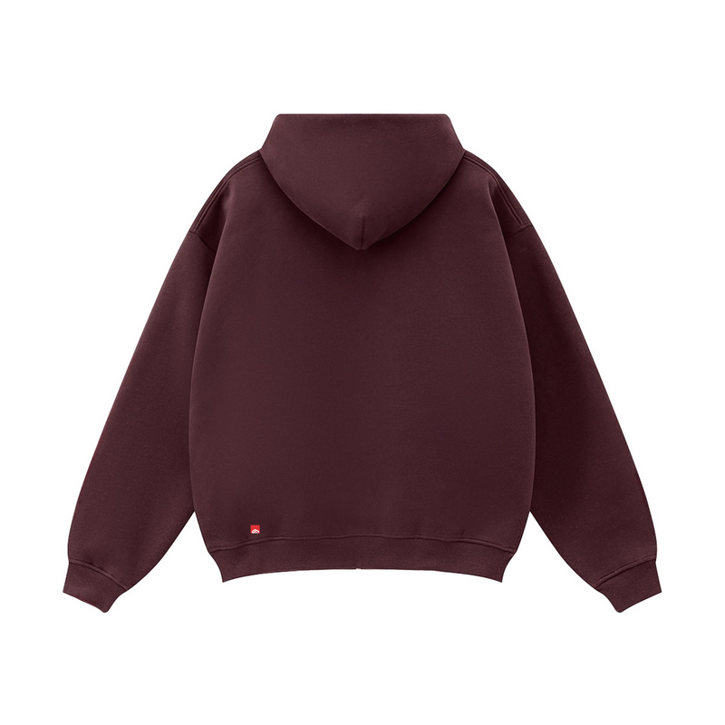 Unisex Fleece Zip-up Oversized Hoodie