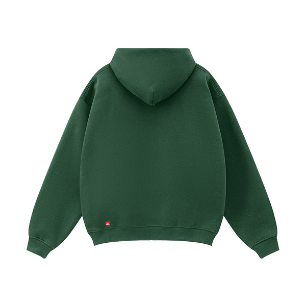 Unisex Fleece Zip-up Oversized Hoodie
