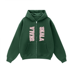 Unisex Fleece Zip-up Oversized Hoodie