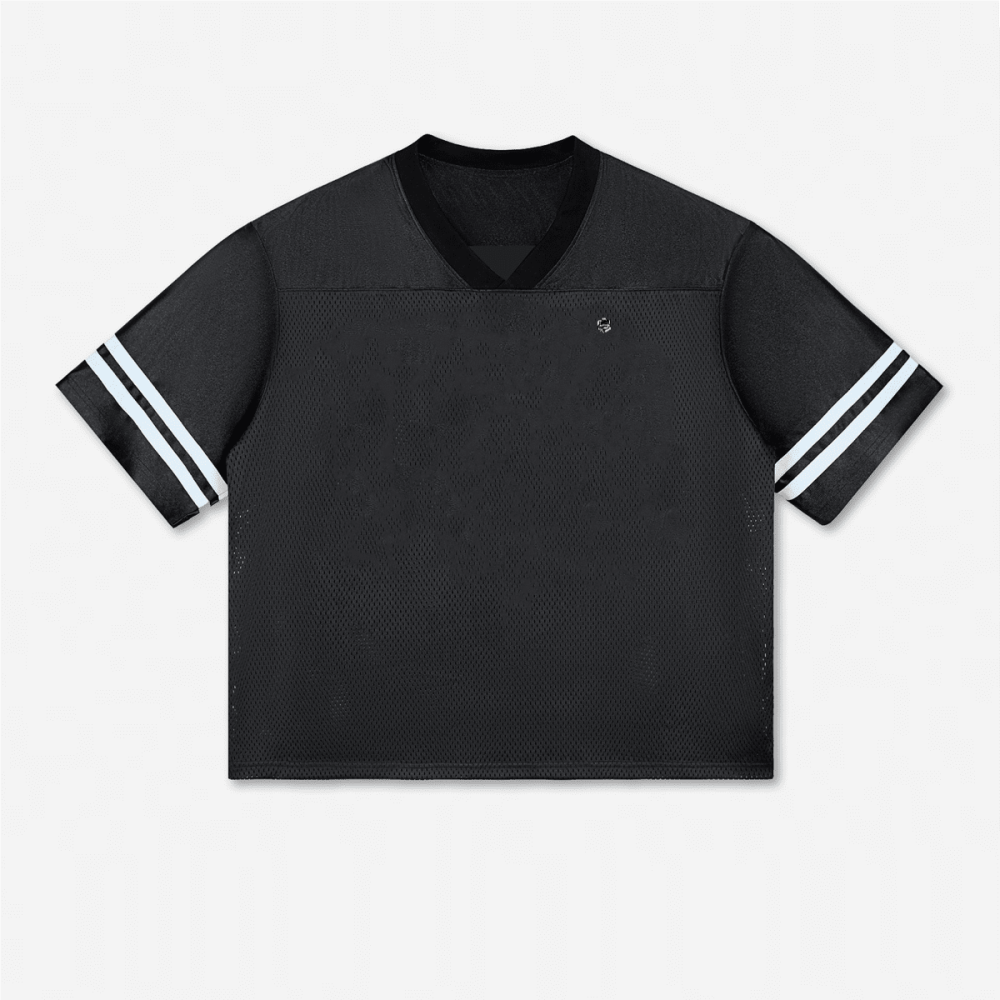 Unisex Vintage V-neck Cut-out Contrast Color T-shirt