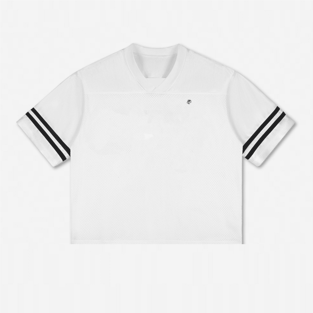 Unisex Vintage V-neck Cut-out Contrast Color T-shirt