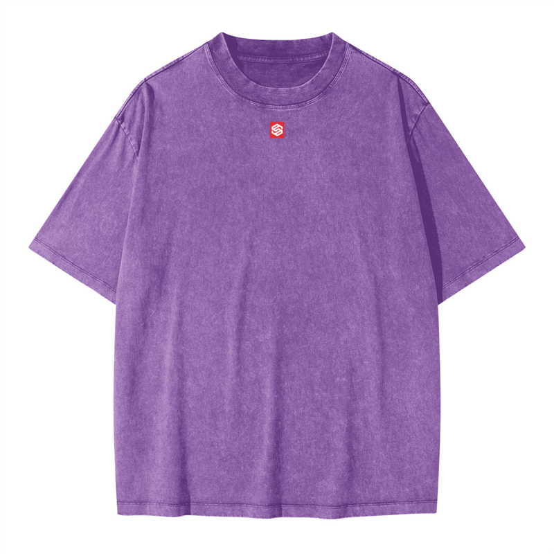 Unisex Oversized Snow Wash T-shirt