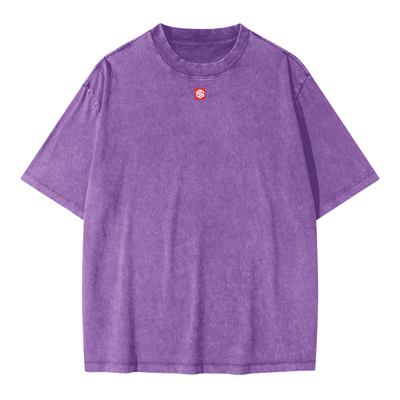 Unisex Oversized Snow Wash T-shirt