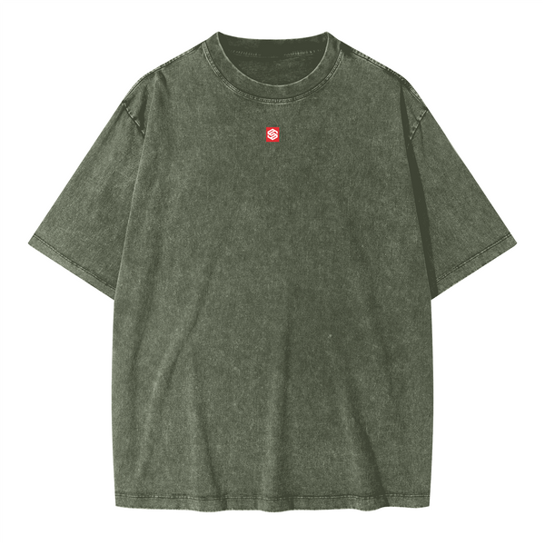 Unisex Oversized Snow Wash T-shirt