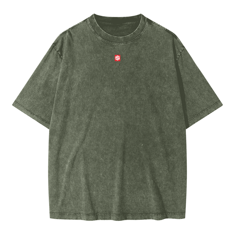 Unisex Oversized Snow Wash T-shirt