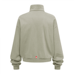 Unisex Brushed Stand-collar Zip-up Jacket