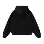 Unisex Cropped Double-Zip Hoodie