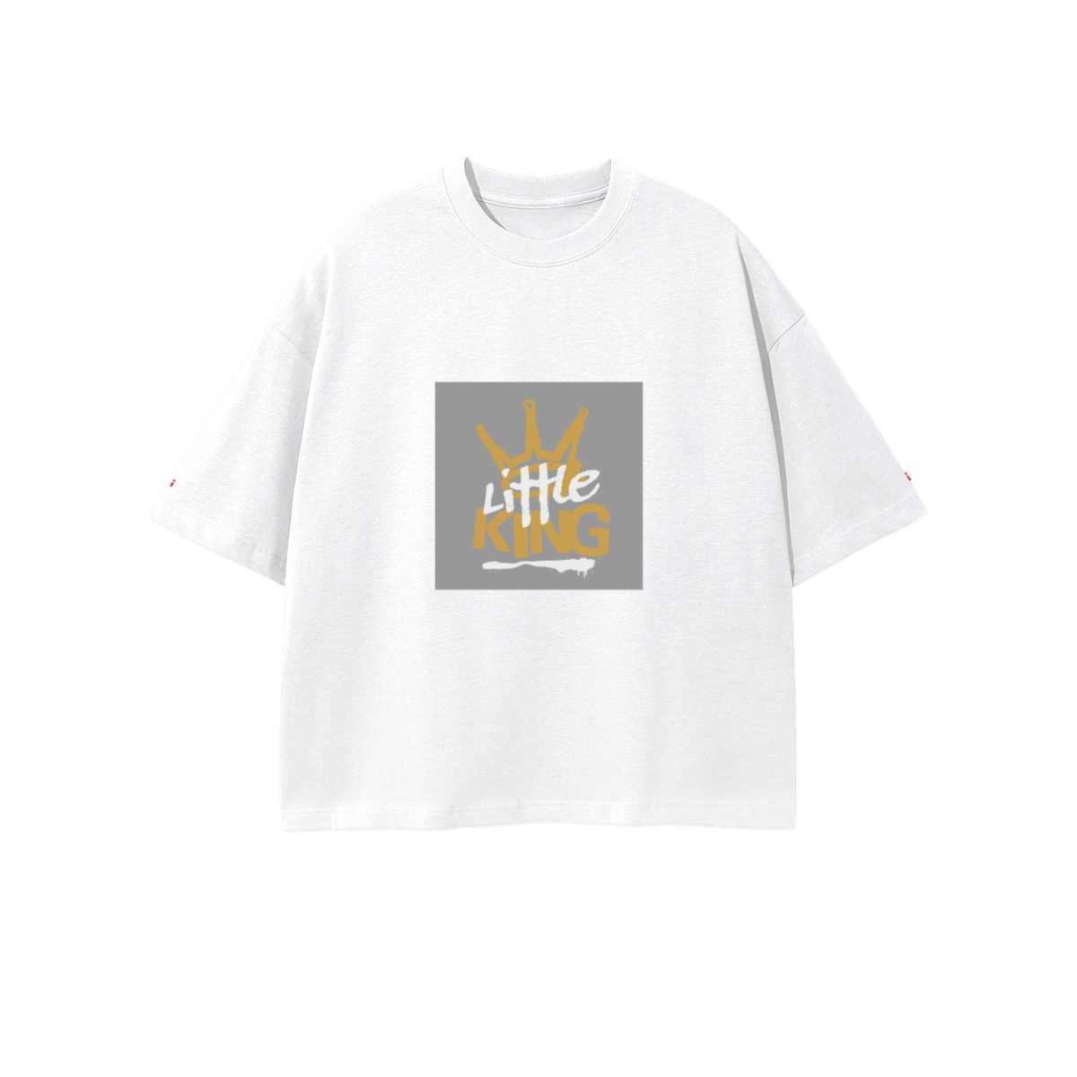 Unisex  Combed Cotton Cropped Oversized