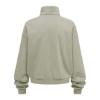 Unisex Brushed Stand-collar Zip-up Jacket