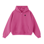 Unisex Cropped Oversized Zip-up Hoodie (460 GSM)