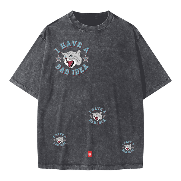 Unisex Oversized Snow Wash T-shirt(285GSM)