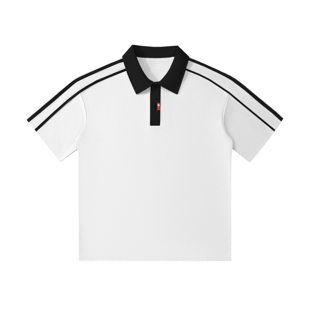 Unisex Contrast Collar Short-Sleeve Polo Shirt（240GSM）