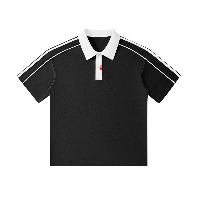 Unisex Contrast Collar Short-Sleeve Polo Shirt（240GSM）