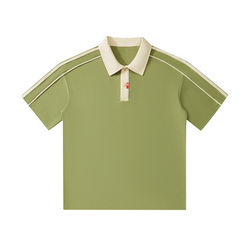 Unisex Contrast Collar Short-Sleeve Polo Shirt（240GSM）