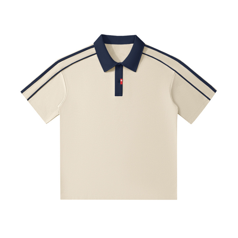 Unisex Contrast Collar Short-Sleeve Polo Shirt（240GSM）