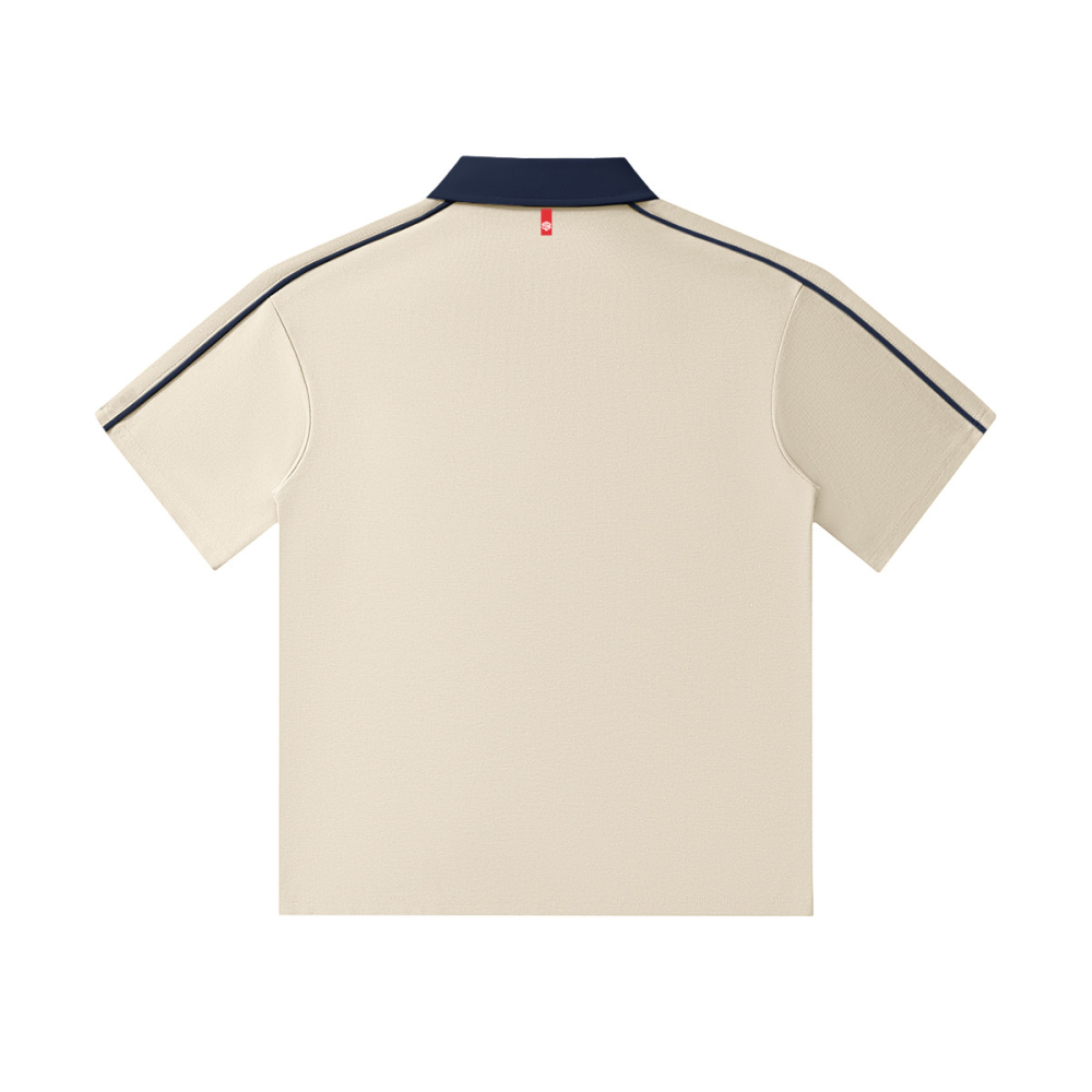Unisex Contrast Collar Short-Sleeve Polo Shirt（240GSM）