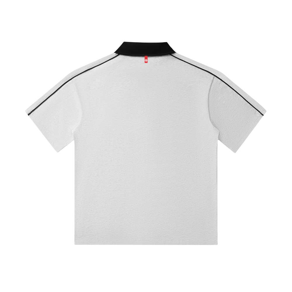 Unisex Contrast Collar Short-Sleeve Polo Shirt（240GSM）