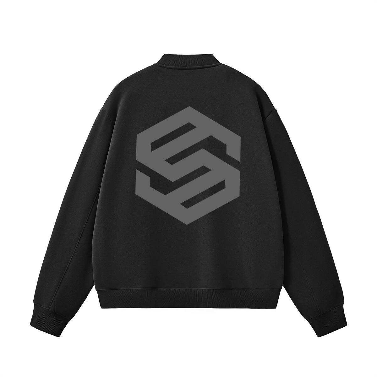 Unisex Fleece Zip-Up Baseball Jacket